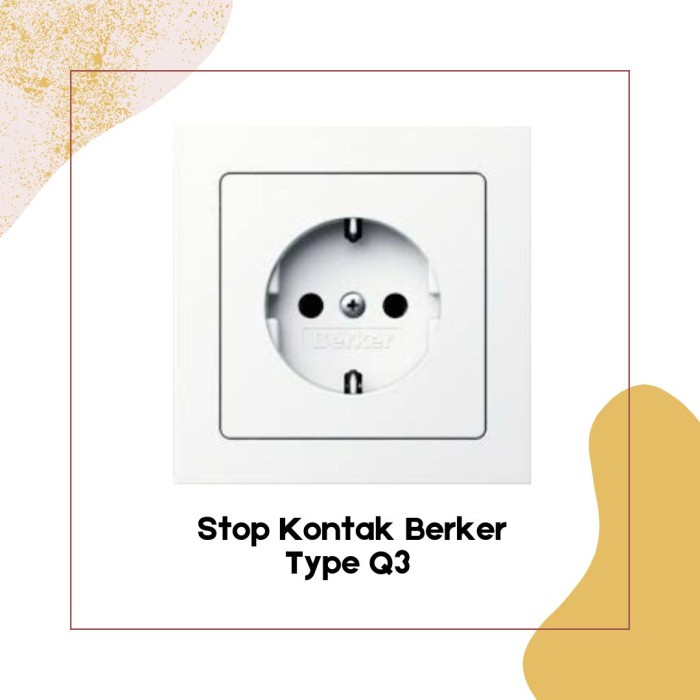 Stop Kontak Berker Type Q3