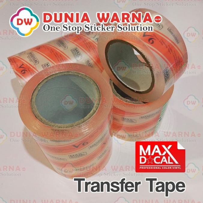 

Ready stock] MAX DCAL MAXDECAL Masking Transfer Tape 5 cm Laminasi Cutting Sticker