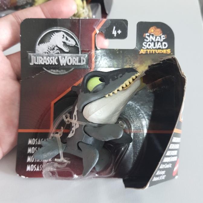 snap squad attitudes jurassic world mosasaurus wave 12
