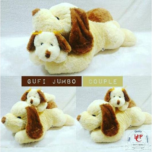 BONEKA gufi anjing jumbo couple