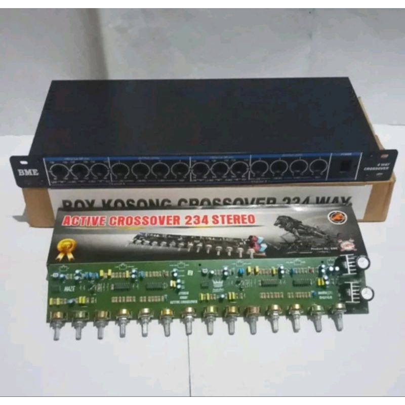 Kit Active Crossover 234 Way Stereo Plus Box 234 Way