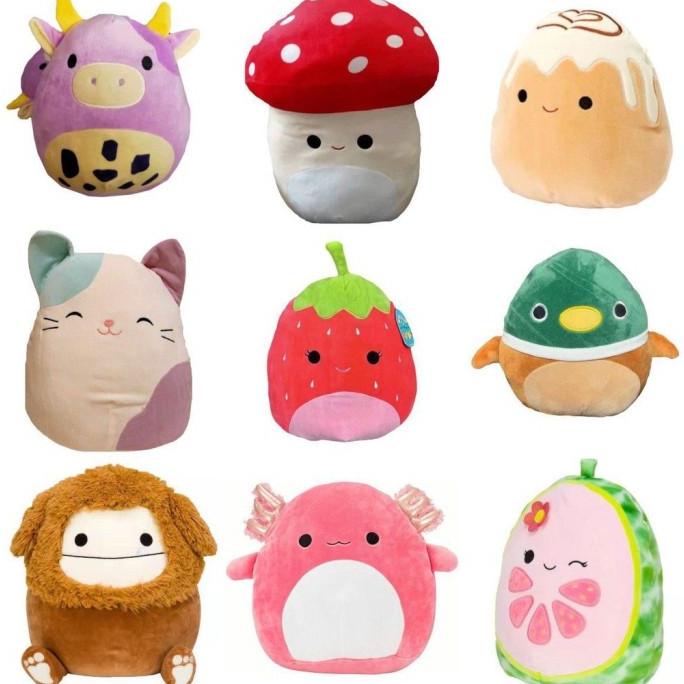 Boneka Squishmallow 25cm Gordon Benny Alkohol Archie Bubba Lena YES