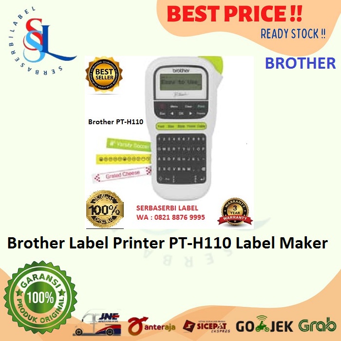 Brother Label Printer PT-H110 Label Maker PTH110 Label Maker