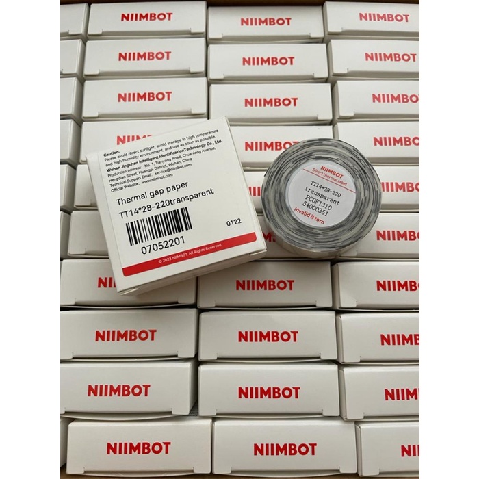 ORIGINAL NIMBOT Thermal label stiker CLEAR TRANSPARAN D11 D101 D110