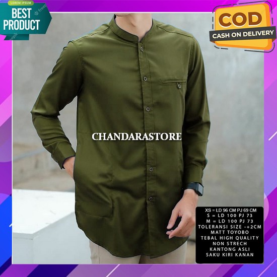 Baju Muslim Pria Terbaru 2023 Lengan Panjang Pendek Dewasa Korean Style Koko Cowok Turki Import Rema