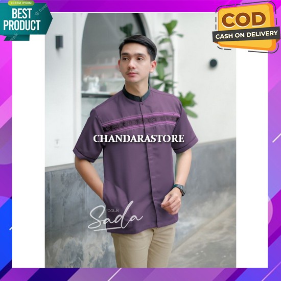 Koko Pria Lengan Panjang Koko Laki Laki Premium Model Kemeja Lebaran Bordir Kurta Baju Kekinian Simp