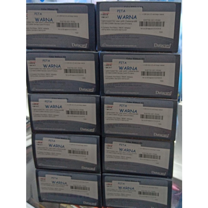 RIBBON YMCKT DATACARD CD168 PN:535700-001-R092
