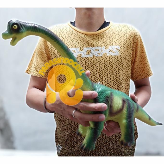 Mainan Dinosaurus karet Figure Gozilla / Tirex / Brontosaurus