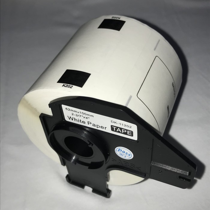 AVPRO Brother DK11202 Compatible Paper Label 62x100mm 300pcs WHITE