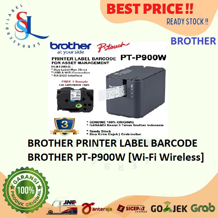 BROTHER Printer Label P-Touch PT-P900W [WiFi Label Maker]