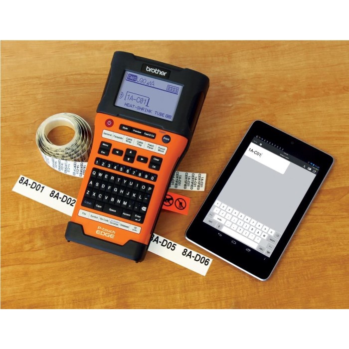 Brother Label Printer PT-E550W Handheld Wireless Cabling PTE550W