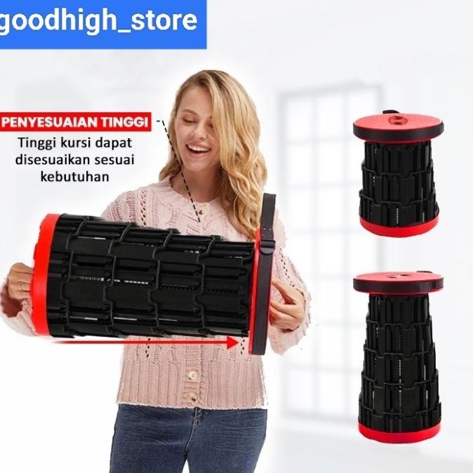 Kursi Lipat Portable Teleskopik Kursi Kemah