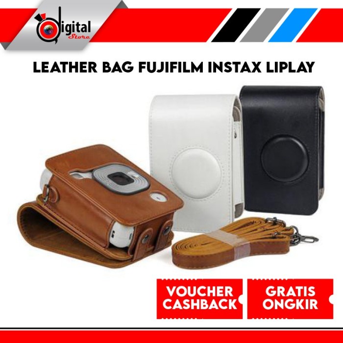 LEATHER BAG FUJIFILM INSTAX LIPLAY - CASE INSTAX MINI LIPLAY