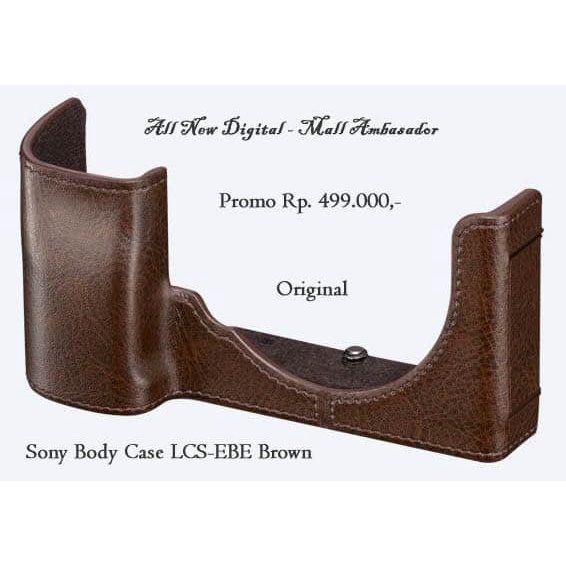 SONY BODY LEATHER CASE LCS-EBE BROWN (FOR A6000, A6300 SERIES)