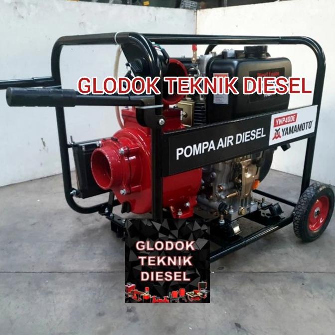 Mesin Pompa Air Solar Diesel / Water Pump 4 Inch Starter Original