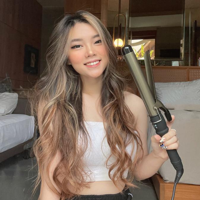 Peachy Pro Hair Curler - Catok Curly/Keriting 28mm dan 32mm