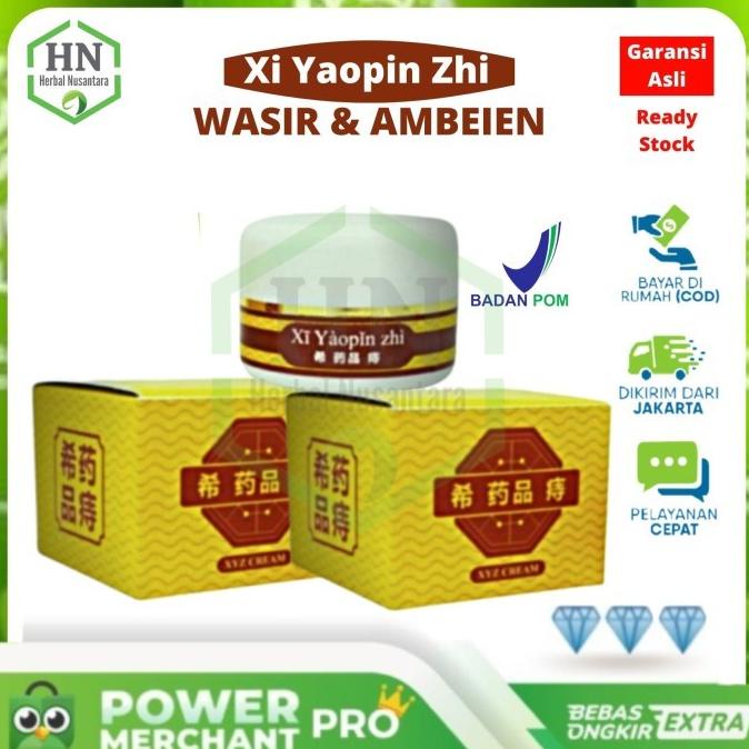 Obat Wasir Cina Xi Yaopin Zhi - Salep Ambeyen Ampuh BPOM - Obat Bisul