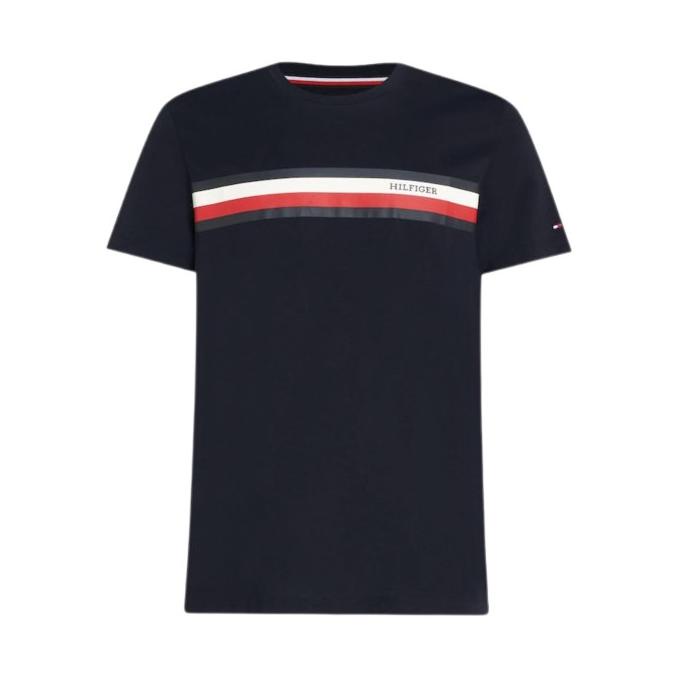 T-Shirt Pria Tommy Hilfiger Slim Fit Navy Original Authentic Lapakfauziharyanto