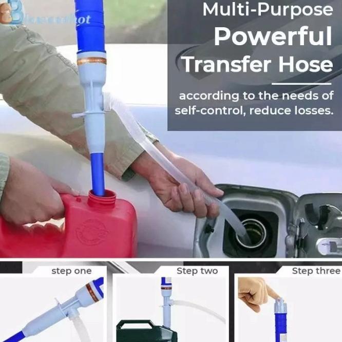 Pump Pompa Alat Pemindah Sedot Air Oli Minyak Bensin Solar Otomatis