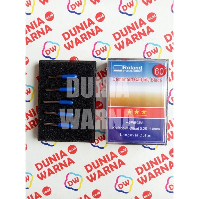 

^%^%^%^%] Mata Pisau Roland / Jinka 60 Derajat Tutup Biru Isi 5 Pcs/Box