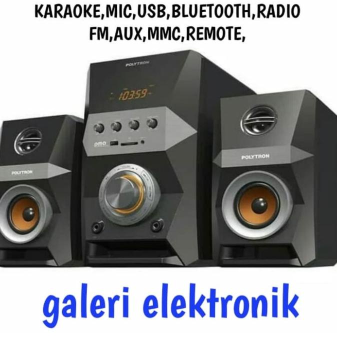 speker polytron pma 9502 karaoke,bluetooth,usb,mmc,aux,radio fm,remote