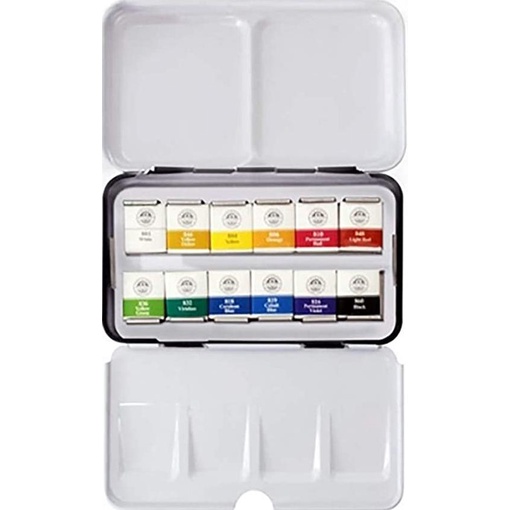 

Mungyo - Professional Watercolor Pan Set - Half Size 12 Color Set Kualitas Premium