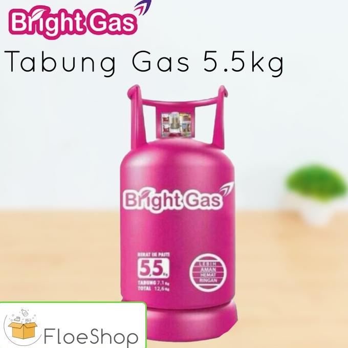 +%+%+%] Tabung Gas Elpiji / LPG 5.5 Kg + ISI PERTAMINA BRIGHT GAS Tabung Pink