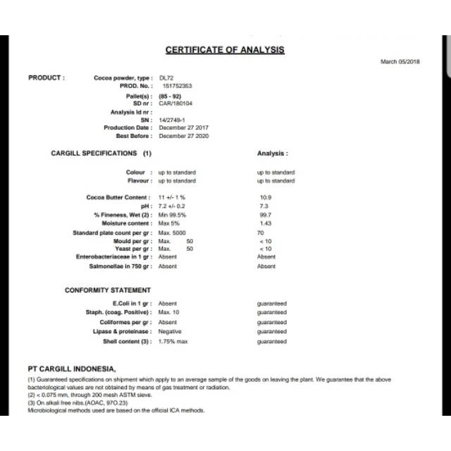 

Cokelat Bubuk Cargill 1Kg Or Cocoa Powder Or Coklat Bubuk