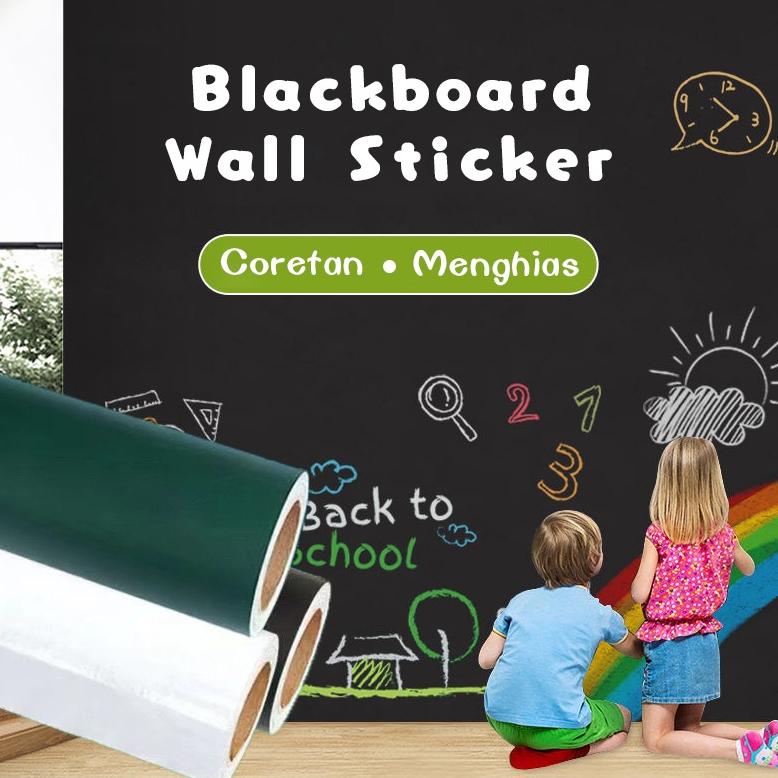 

Termurah Stiker Papan Tulis Hitam Putih Blackboard Whiteboard Wall Sticker - Aneka Importir