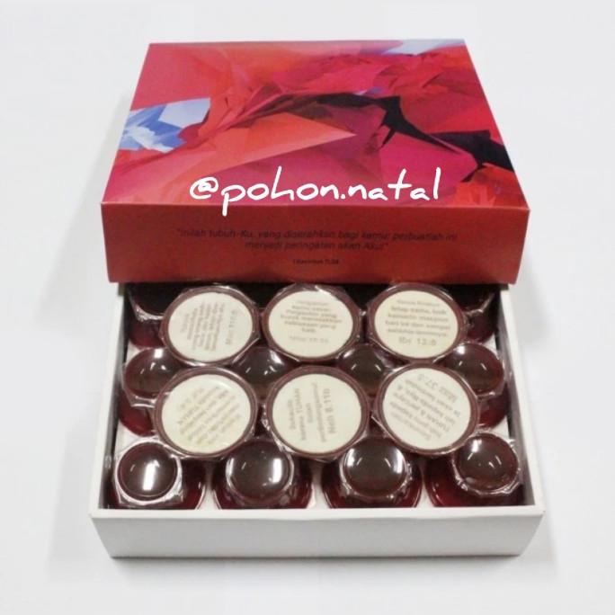 

Paket Anggur dan Hosti Ayat Besar d5cm Manna Perjamuan Kudus 50 pcs