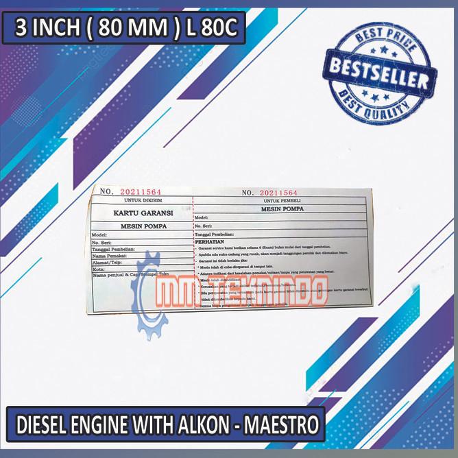 Maestro - L80C - 3 Inch - Solar - Pompa Alkon