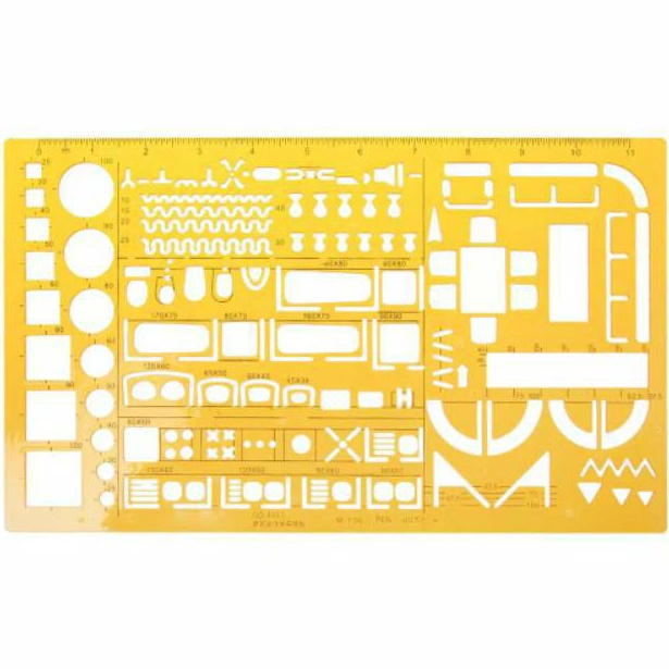 

PY4668 JSH penggaris/mal arstitek template (4357) 1:50 3535