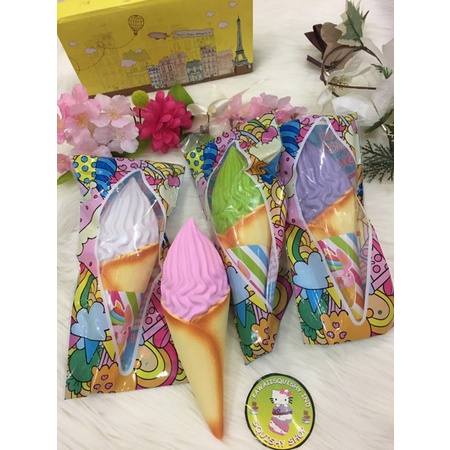 Hemat Squishy Licensed Chawa Soft Serve Original Murah