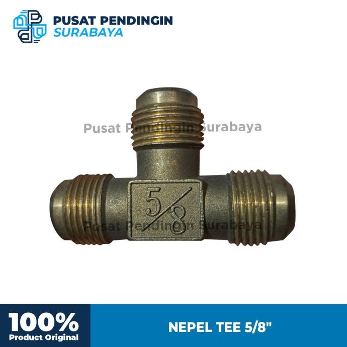 @#@#@#] NEPEL TEE 5/8 - NEPEL TEE KUNINGAN 5/8 - JUAL NEPEL KUNINGAN
