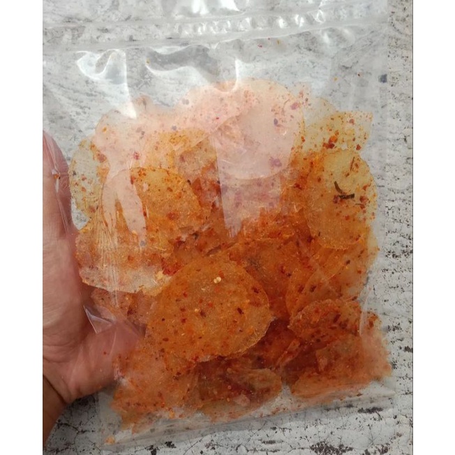 

Kripik kaca extrapedas 100gr-1kg