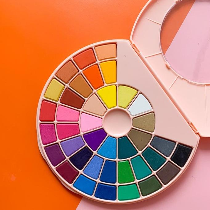 

Cat Air Watercolor Miya Set 38Colors Kualitas Premium