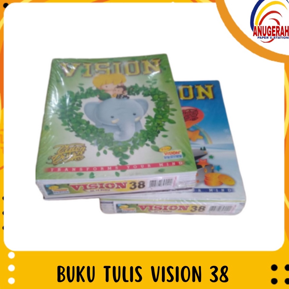 

Stock Banyak➺ BUKU TULIS VISION 38 (PAK) F63