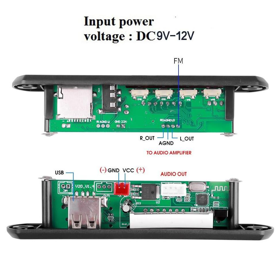 Terlaris Modul Mp3 Bluetooth 5 Volt Kit Remote Usb Bluetooth 5Volt Update 2023