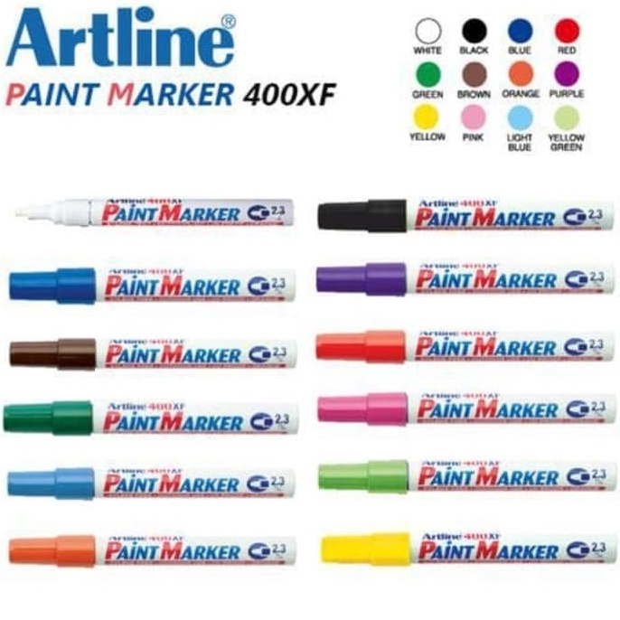 

Jual✰ SPIDOL PAINT MARKER ARTLINE 400 XF W45 ➾