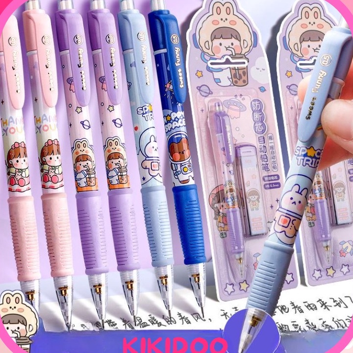

Serba Murah☈ KIKIDOO PENSIL MEKANIK SET ISI ULANG PENSIL LUCU AETHETIC D83