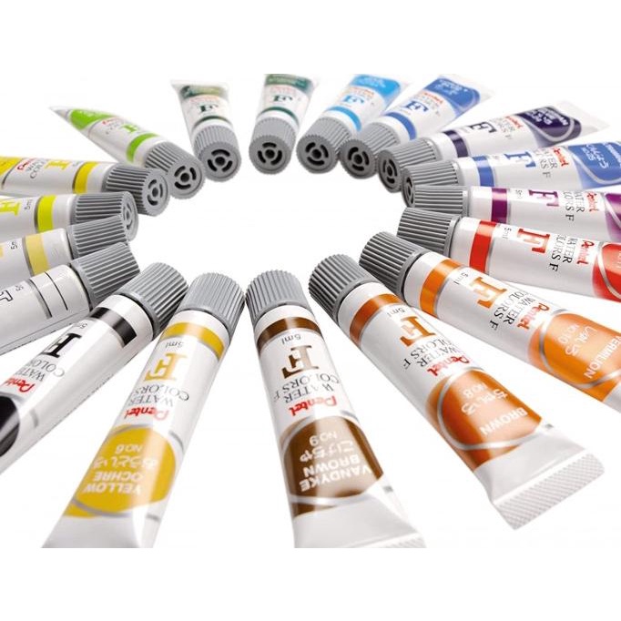 

Cat Air Pentel Arts 18 Warna Water Colours Paint - Wfrs 18 Kualitas Premium