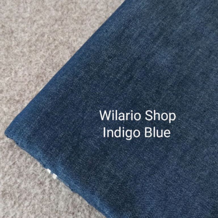 TREN TERBARU Bahan Kain Jeans Denim Tipis / Bahan Kain Jeans Denim