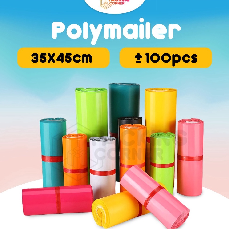 

[97Y62] Plastik Polymailer Bag 35x45 Kantong Amplop Packing Seal Olshop Online Shop ol on shop Isi 100 pcs ➽Best