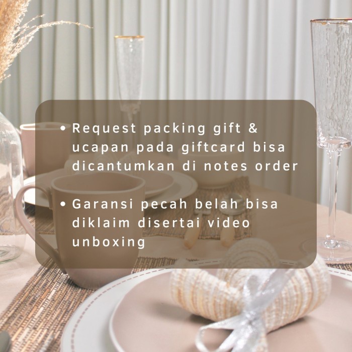 PROMO CARRAMICA GELAS KERAMIK OCHA FLOCO WEDDING GIFT SET BEST QUALITY