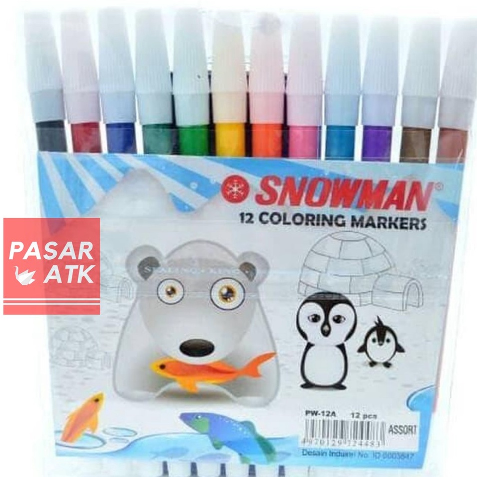 

Harga Murah✥➞ Spidol SNOWMAN 12 Warna M38 ➮