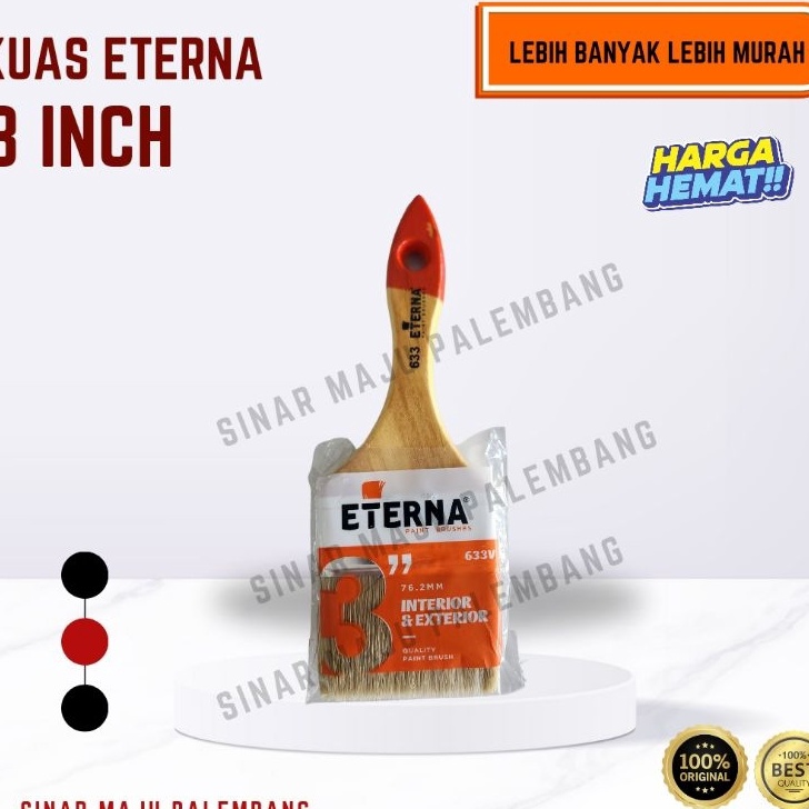 

Baru→ kuas eterna 633 3 inch 091 ➴