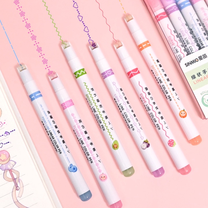 

Terlaku.✤➬ PULPEN 1SET ISI 6PCS / PEN HIGHLIGHTER / HIGHLIGHTER BENTUK GARIS MULTI WARNA / DIY STATIONERY HIGHLIGHTER WARNA PASTEL PGS E83 ✶