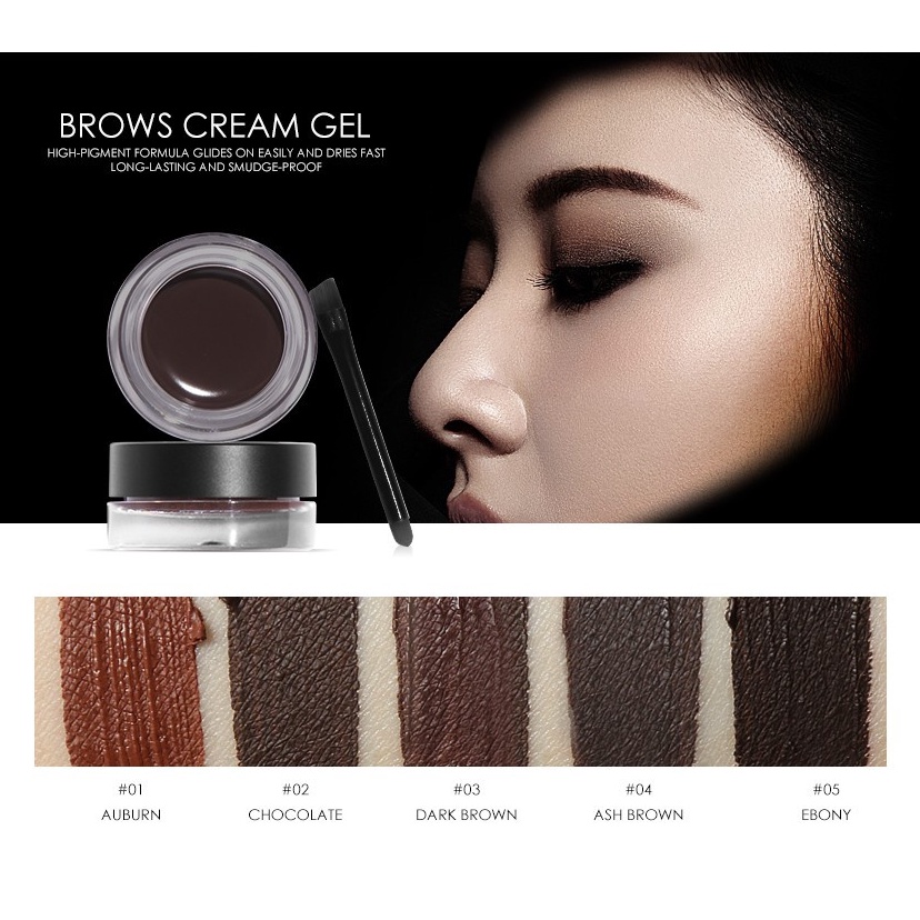 Jual READY FOCALLURE Eyebrow Cream Gel FA23 - Kosmetik Mata Waterproof Murah