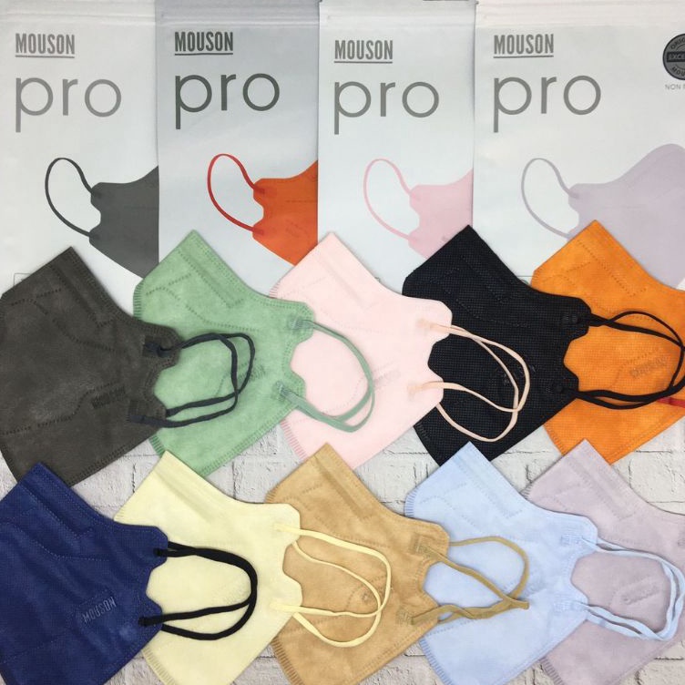 Grosir Masker Kn95   Pro Mouson Shumu  Wemask 5D Mix Soft KN 95 Warna Warni  Hitam Putih 5 PLY Prpte