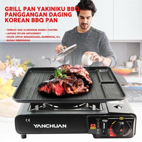 [ YAKINIKU ] UGO KOREAN BBQ Grill Pan Barbeque Alat Pemanggang / Grill Pan Yakiniku Alat Panggangan 